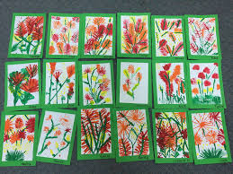 Primary Art Australian Flora Stage 3 But Suitable Adaptable For All Stages Some Of My Kids Followed My E Australian Art Australian Art For Kids Art For Kids