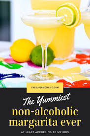 The Yummiest Non Alcoholic Margarita Recipe Non Alcoholic Margarita Drinks Alcohol Recipes Non Alcoholic