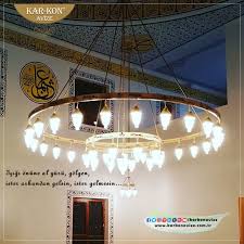 Ozel Tasarim Avize Chandelier Ikikatli Iki Katli Miray Osmanli Ottoman Osmanli Irem Kandil Katli Kandil Damla Kare Kare Avize Tasarim Osmanli