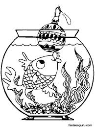 Printable Fish With Christmas Decorations Coloring Pages Christmas Coloring Sheets Fish Coloring Page Christmas Colors
