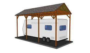 How To Build A Wooden Carport Howtospecialist How To Build Step By Step Diy Plans Wooden Carports Carport Plans Building A Carport