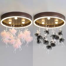 Named after famed furniture designer eileen gray, the eileen collection features a clean, straight linear construction with simple glass for a style that is as unique and contemporary as eileen gray's. Black Pink Fairy Led Flush Light Third Gear Romantic Acrylic Ceiling Fixture For Child Bedroom Beautifulhalo Com