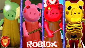 ¿eres un fanático de las historias de miedo? Todos Los Juegos De Piggy En Roblox Piggy En Roblox Leon Picaron Youtube