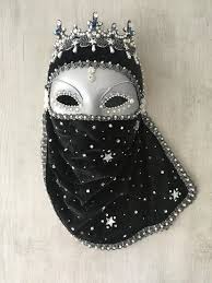 Black And Silver Full Face Mask Full Face Mask Face Mask Night Mask