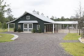 Morton Buildings Horse Barn In Thomasville Georgia Pole Barn House Plans Barn House Plans Horse Barn Plans
