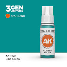 AK-Interactive: (3rd Gen) Acrylic - Blue Green (17ml)