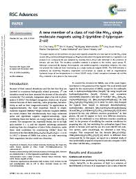 Free dot number applicationshow all apps. A New Member Of A Class Of Rod Like Mn 12 Single Molecule