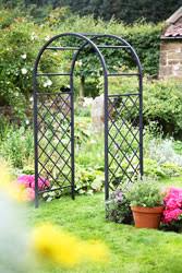 Mar 26, 2020 · wrought iron berrington arbor trellis garden structure $399.95, 2/$749.90, 4/$1,349.80, 6/$1,924.70, 8/$2,549.60 wrought iron cross medallion waverly arbor trellis Heavy Duty Garden Arches