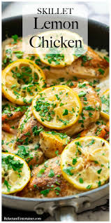 Skillet Lemon Chicken Skilletchicken Lemonchicken Skilletlemonchicken Healthy Lemon Chicken Recipe Healthy Lemon Chicken Lemon Chicken Recipe