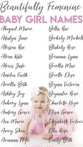 Here You Will Find An Extensive List Of Beautiful Modern And Feminine First And Middle Names For Your Bab Baby Girl Names Unique Baby Names Unisex Baby Names