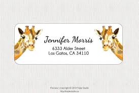 See more ideas about wedding return address labels, return address labels, labels. Amazon Com Giraffe Return Address Labels Anniversary Wedding Gift Custom Return Address Labels Sweet Personalized Mailing Gift Idea Shipping Stickers Handmade