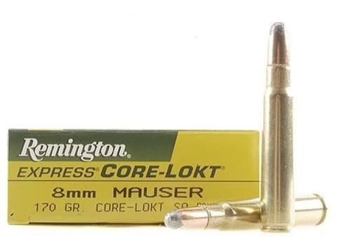 Remington Express Ammo 8x57mm JS Mauser (8mm Mauser) 170 Grain
