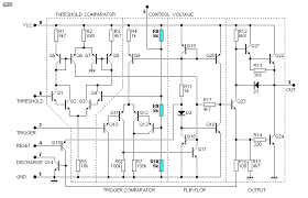 The following example shows the 555 timer in bistable mode. The 555 Timer How To Use It And Some Example Circuits