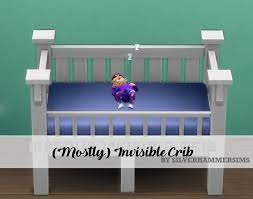 Cribs in the sims 4 are replaced by bassinets (for babies) and toddler beds . Marion S Simblr Mostly Invisible Crib
