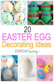 Looking for unique easter decorating ideas? Easter Egg Designs Easter Egg Decorating Ideas Everyday Savvy