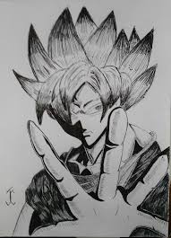 Animedragonballz01 Manga Drawing Draw Pen Art Dragonball Movie Anime Goku