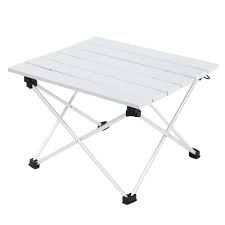 Aluminum Alloy Table Foldable Desk Outdoor Camping Accessory White 2697889912 Size Small Size Camping Table Camping Chairs Aluminum Folding Table