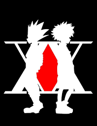 Try to search more transparent images related to hunter x hunter png |. Hunter X Hunter Logo With Killua And Gon Hunter Logo Cute Anime Wallpaper Anime Wallpaper