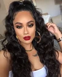 Red Lipstick Looks 23 In 2020 Hair Makeup Makeup Looks Body Wave Hair