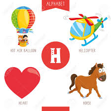 Such as facebook, instagram, twitter, email, etc. Vector Illustration Of Alphabet Letter H And Pictures Royalty Free Cliparts Vectors And Stock Illustration Image 112919375