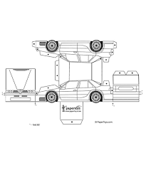 436+ kraft box mockup psd. Car Paper Toys 3d Papercraft Models And Templates Of Car