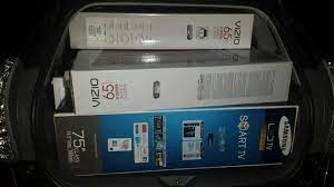 Read the box for tips from the manufacturer. Fitting 75 Inch Tv In Prime Trunk Space Possible Priuschat