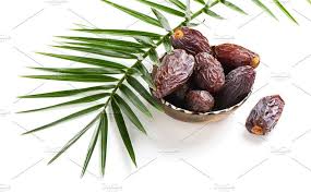 Dryed Date Medjool And Leaf Fruit Dating Leaves