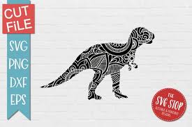 Share the best gifs now >>>. Mandala T Rex Svg Png Dxf Eps 344753 Svgs Design Bundles