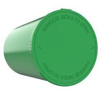 160 Dram Opaque Green Child Resistant Pop Top Bottles (33 qty.)