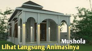 Gambar desain masjid minimalis modern. Desain Mushala Minimalis Modern Youtube