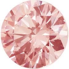 swarovski morganite colored cubic zirconia round stones