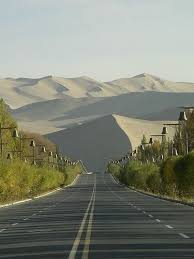 View Of The Ming Sha Dunes Wonders Of The World Beautiful Roads Places To Travel