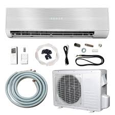 Ramsond 12 000 Btu 1 Ton Ductless Mini Split Air Conditioner And Heat Pump 110v 60hz 37gw2 The Home Depot Ductless Ductless Mini Split Heat Pump