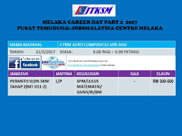 Find new job and start your career today. Jobsmalaysia Centre Melaka Jobsmalaysia Centre Melaka Facebook