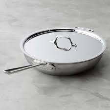 All Clad D3 Tri Ply Stainless Steel Weeknight Pan Williamssonoma In 2020 All Clad Stainless Steel Cookware Stainless