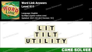 These online puzzles are for all ages and ability levels. Word Link Level 911 Answers Game Solver