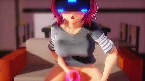 ふたなり】ふたなり娘がVRエロ動画見ながらオナホで激しくシゴく 3Dエロアニメ | 洞窟人 アニメ系エロ