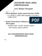 Bagaimana perkembangan kondisi ekonomi indonesia pada awal kemerdekaan? Isu Sosioekonomi Pada Awal Kemerdekaan