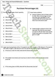 Money And Financial Mathematics Worksheets Year 6 Mathematics Worksheets Teaching Resources Worksheets