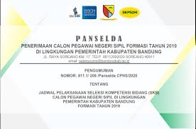 Di tahun 2019 pemerintah telah menetapkan anggaran untuk membuka cpns, artinya memang ada rencana, meskipun belum ditentukan jadwal. Bkppd Pengumuman Jadwal Pelaksanaan Seleksi Kompetensi Bidang Skb Calon Pegawai Negeri Sipil Di Lingkungan Pemerintah Kabupaten Bandung Formasi Tahun 2019