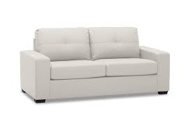 Shop for leather sleeper sofas at crate and barrel. Beige Diamond Leather Look 2 5 Seater Sofa Bed Amart Furniture