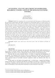 688/10.09.2015 a fost publicata legea 227/08.09.2015 privind codul fiscal, adica noul cod fiscal valabil incepand cu 01.01.2016. Pdf Accounting Analysis And Auditing Of Information Regarding Tangible Assets In The Romanian Economic Entities