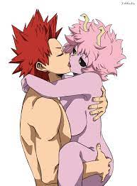 Kirishima Eijirou and Ashido Mina 