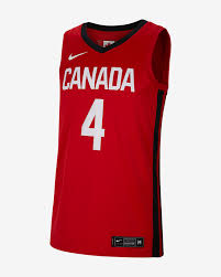 canada nike road mens basketball jersey