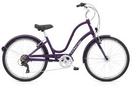 Townie Original 7d Eq Step Thru In Matte Violet In 2020 Womens Bike Bike Accessories Townie Bike