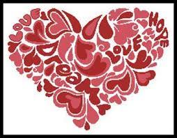 Check spelling or type a new query. Love Heart Cross Stitch Pattern