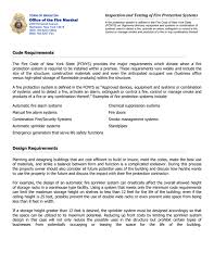 Fire prevention inspection checklist : Inspection And Testing Of Fire Protection Systems Code