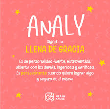 Significado Del Nombre Analy