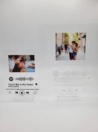 Custom spotify acrylic poster with scannable spotify code! Spotify Plaque And Stand Song Plaque Spotify Custom Spotify Acrylic Custom Music Art Anniversary Gift Custom Glass Music Plaque Verre Personnalise Chanson Cadeau Anniversaire