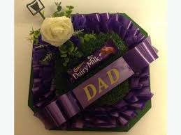 25 h x 25 w $249.95. Fathers Day Dad Artificial Flower Funeral Cemetary Grave Tribute Memorial Wreath Bilston Wolverhampton